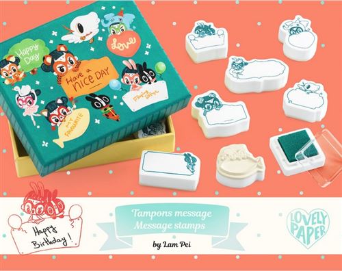 coffret tampons messages Lam