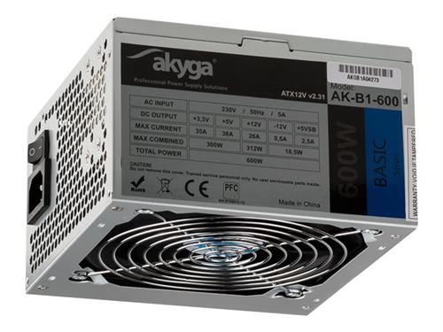 Alimentation atx basic ak-b1 600w AK-B1-600