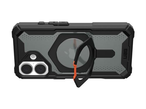 UAG Plasma XTE - Coque de protection pour téléphone portable - compatibilité avec MagSafe - noir/orange - pour Apple iPhone 16