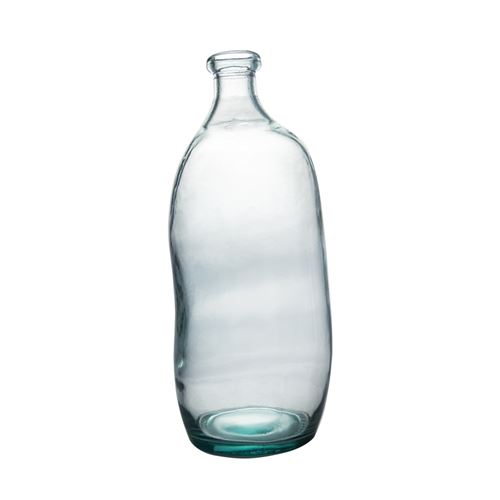 Non Communiqué Transparent Vase Bouteille Simplicity 35 Cm En Verre Recyclé - Table Passion - Verre