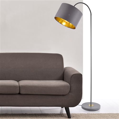 Lux.pro] Lampadaire Lampe à Pied Métal Noir 4 X E27 142,5 X 31 X 31 Cm
