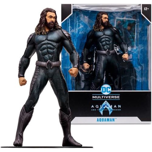 DC Comics, Figurine articulée Aquaman, 10 cm, 2 accessoires, modélisation  minutieuse reproduisant le style du film, jouets de super-héros à  collectionner