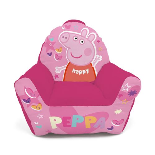 ARDITEX PP13976 Canapé Soft Touch pour enfants 52x48x51cm de EONE-Peppa Pig
