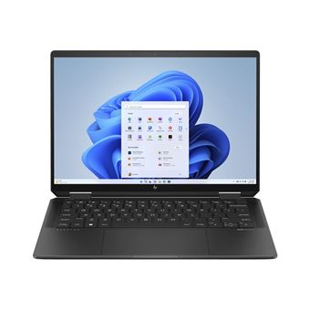 HP Spectre x360 Laptop 14-eu0770nz - Conception inclinable - Intel Ultra 7 - 155H / jusqu'à 4.8 GHz - Evo - Win 11 Home - Intel Arc Graphics - 16 Go RAM - 1 To SSD NVMe, TLC - 14" OLED écran tactile 2880 x 1800 (2.8K) @ 120 Hz - Wi-Fi 7, Bluetooth - noi