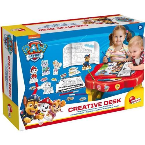 Pupitre créatif - Paw Patrol - Jouer et colorier les personnages Paw Patrol