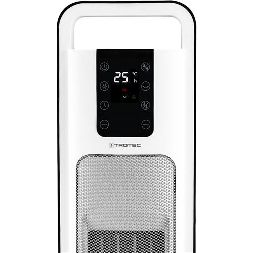 TROTEC Chauffage soufflant céramique TFC 17 E, 2000 watts, radiateur d' appoint mobile, chauffage portatif