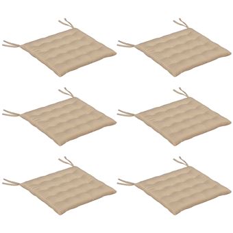 DREAMADE Lot de 6 Coussins de Chaise Enfant, Coussins de Sol