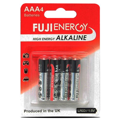 Lot de 20 paquet de 4 piles alcalines AAA LR3 1.5V de haute énergie -JUANIO-