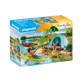 Playmobil Family Fun 71425 La famille et sa tente - 1