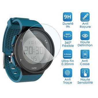 KARYLAX - [Pack x6 Protection Écran en Verre Flexible, dureté 9H Anti-rayures, Film Protecteur compatible pour Décathlon CW 900 HR Montre Connectée