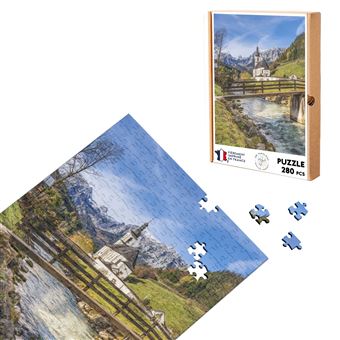 3000 Piece Jigsaw Puzzle - 'Au Bord De La Lavande' Landscape Art By Art Puzzle - View #12