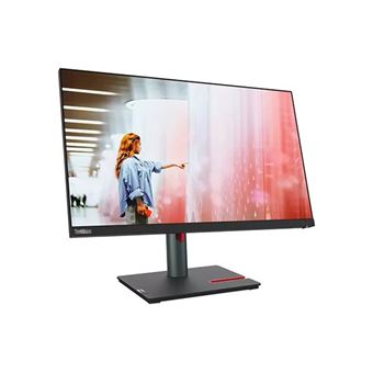 Ecran LED PC Lenovo P24q-30 23.8" QHD Noir corbeau
