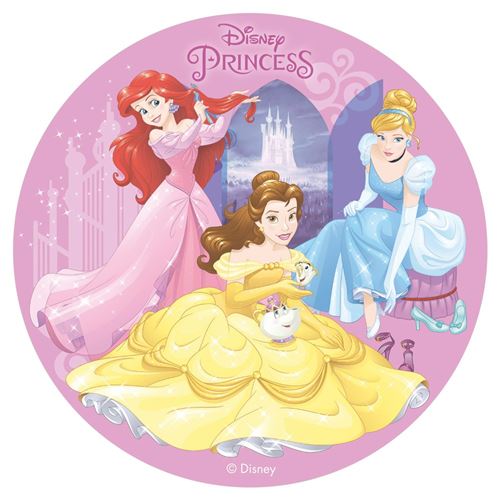disque star princess en azyme 20cm - Coloris : Jaune114368