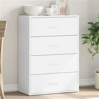 VidaXL Buffet Rangement Sonoma Gris 60x30x70 Cm – Meuble Salon Bois D’Ingénierie Minimaliste