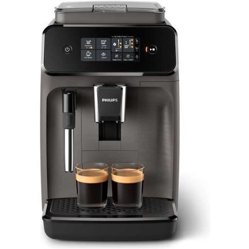 Philips Series 1200 EP1224 - Machine à café automatique avec mousseur à lait - 15 bar - gris cachemire État correct - N/A reconditionné disponible sur Fnac