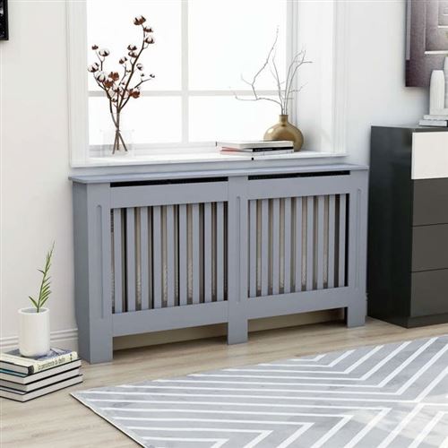 Couverture du radiateur anthracite dans différentes dimensions Taille : 152x19x81 cm