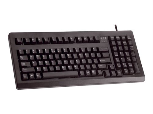 CHERRY G80-1800 - Toetsenbord - PS/2, USB - Duits - zwart