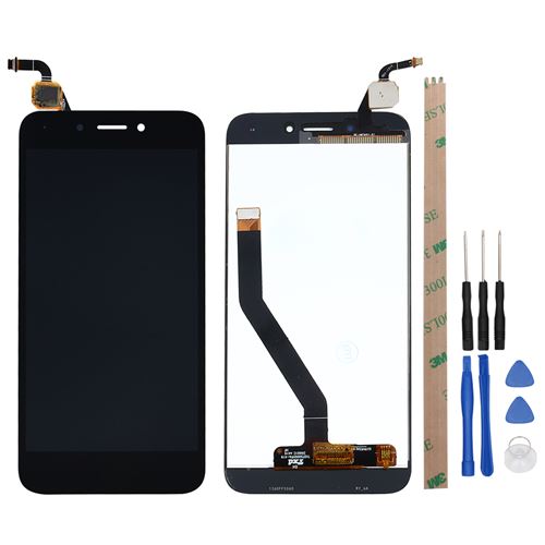 Ocolor Pour Ecran Complet Tactile Avec LCD De Remplacement Pour Huawei honor 6A /Honor 6A pro Noir +Outils