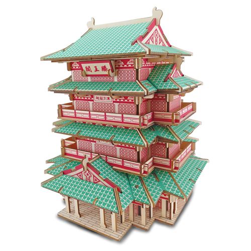 Puzzle 3D 62 pièces - Pavillon Tengwang