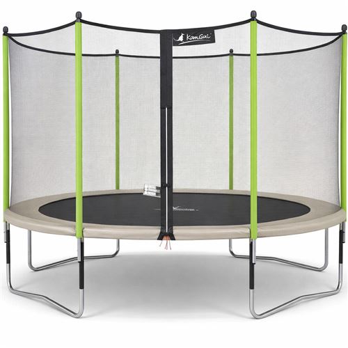 Trampoline jumpi taupe et vert 430