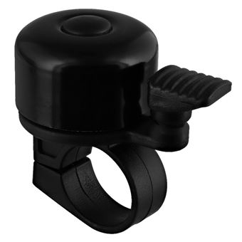 Sonnette à poussoir pour guidon T'nB Urban Moov dôme acier noir