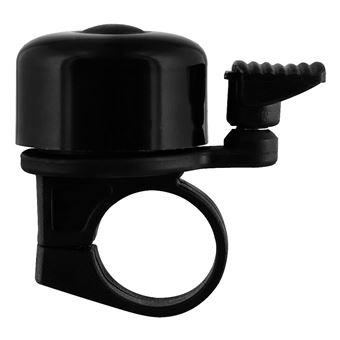 Sonnette à poussoir pour guidon T'nB Urban Moov dôme acier noir