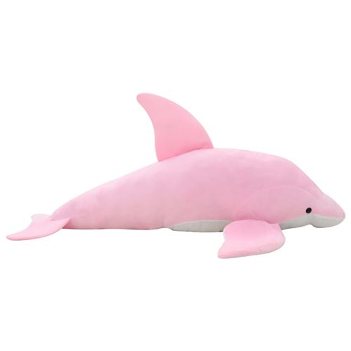 vidaXL Dauphin en peluche Rose