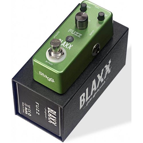Blaxx BX-FUZZ - Mini pédale de Fuzz pour guitare