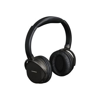 Thomson Whp3326 Casque Pleine Taille Uhf Sans Fil Noir