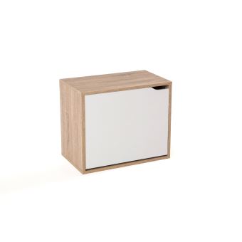 Casa Meuble A Chaussures Chene Blanc Achat Prix Fnac