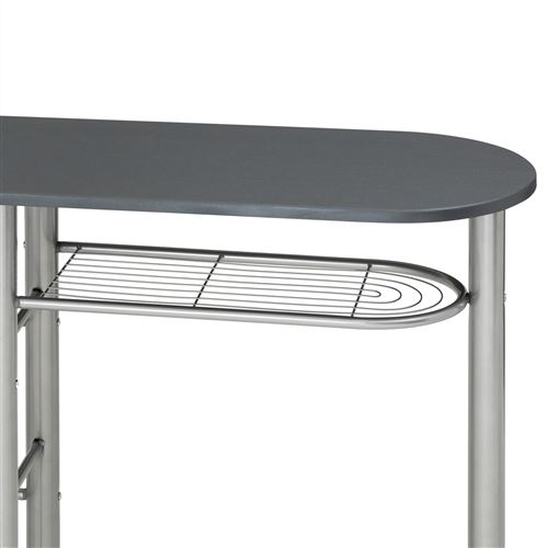 Ensemble Style Avec Table Haute De Bar Mange Debout Comptoir Et 2