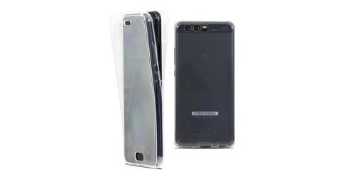 ® Coque Huawei P10 plus [FULLCOVER 360] Protection Antichoc Integrale Silicone TPU 360 Avant et Arrière Transparent