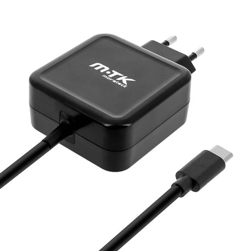 Chargeur secteur USB type C Puissance 3A Recharge Ultra-rapide 1.2m MTK - Noir