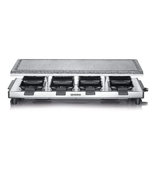 SEVERIN RG 2374 - Raclette/pierre à griller - 1700 Watt - inox/noir