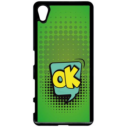Coque Sony Xperia X Ok Fond Vert