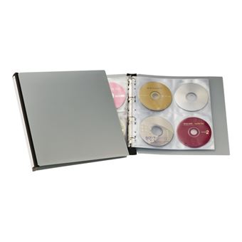 Durable CD/DVD Album 96 - Classeur à anneaux pour CD/DVD - capacité : 96 CD/ DVD - noir - Rangement CD / DVD - Achat & prix