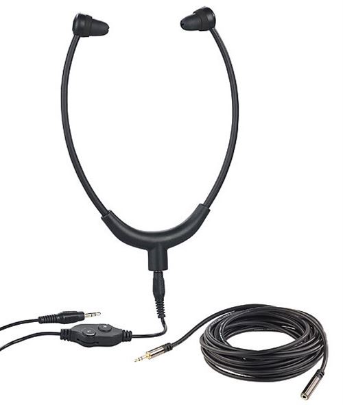 Casque filaire pour TV & musique KH-100, jusqu'à 117 dB + rallonge 5m