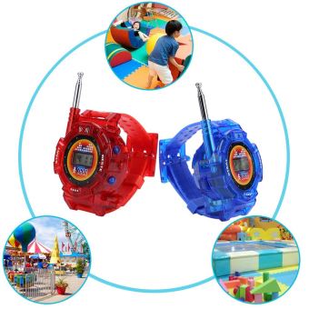 2PCS Montre Talkie-Walkie, Talkie Pour Enfants Regarder Émetteur-Récepteur  7 En 1 Electronique Interphone Extérieur Montre - Montre connectée à la Fnac