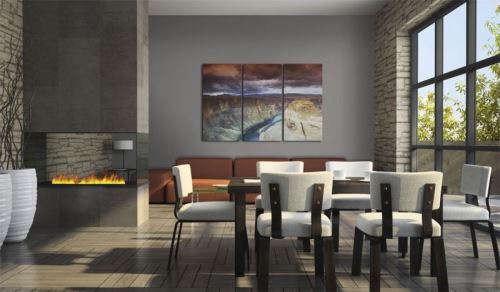 Tableau - Nuages au-dessus du Grand Canyon .Taille : 60x40