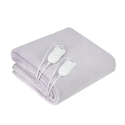 Chauffe-Lit Électrique 150 X 160Cm, 3 Niveaux De Température, Lavable Adler Ad 7426 Blanc