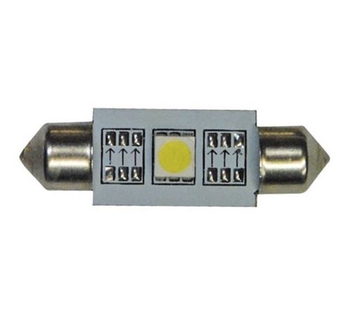 Foliatec lampe de voiture C5W SMD led 44 mm 12V 0,26 W blanc chaque