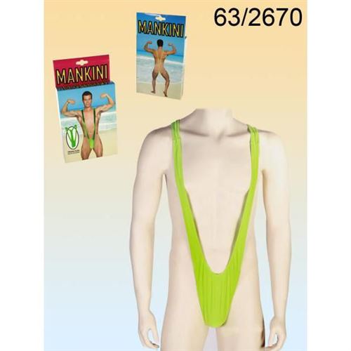 maillot de bain homme mankini TAILLE UNIQUE - Coloris : Vert - 63/2671