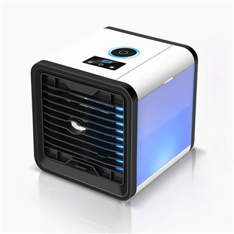 Climatiseur De Ventilateur Avec 7 Couleurs LED Blanc Pour La Maison Et Le Bureau - 1