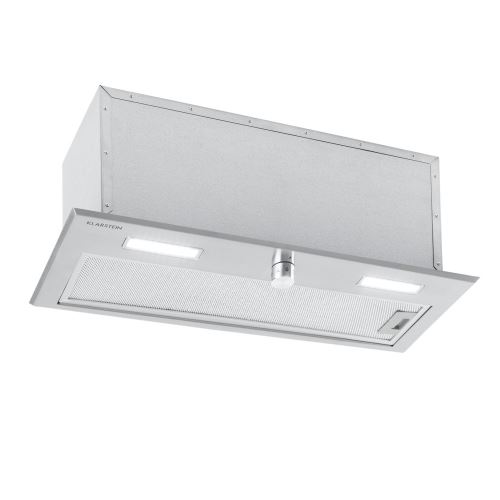 Klarstein Simplica Hotte aspirante encastrable 70 cm - Extraction 400 m³ / h - Inox argent