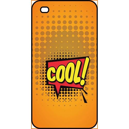 Coque Apple Iphone 4s Cool Fond Orange