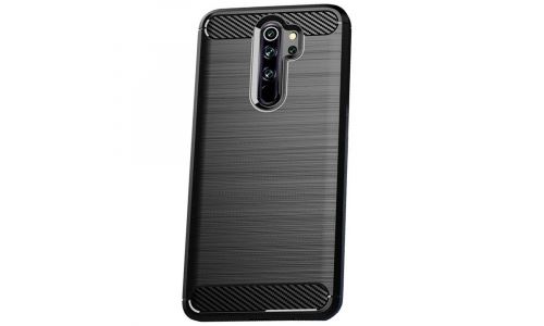 Coque pour Xiaomi Redmi NOTE 8 PRO coloris noir aspect carbone