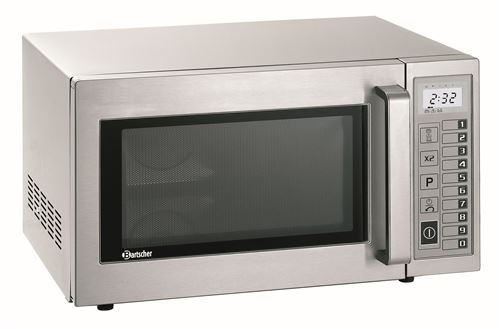 Bartscher DIG - Four micro-ondes monofonction - 25 litres - 1000 Watt - acier inoxydable