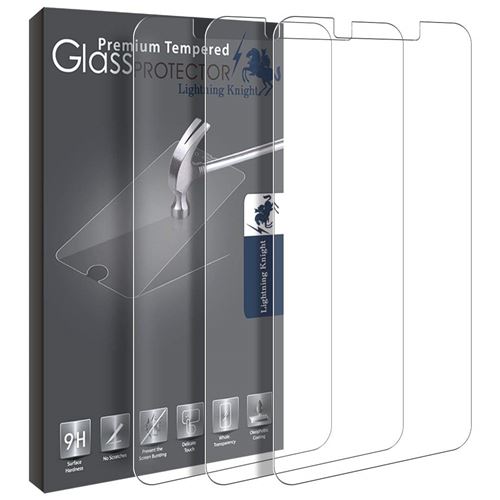 Alcatel A50 Vitre protection d'ecran en verre trempé incassable protection integrale Full 3D Tempered Glass - [Lot de 3 Pieces]