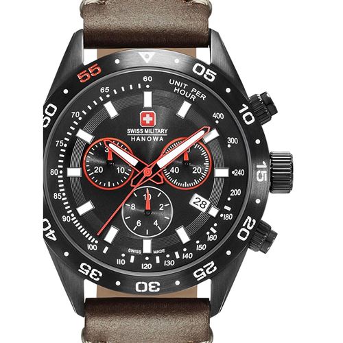 Swiss Military Hanowa Montre Homme 06-4318.13.007 ChronographeNoir