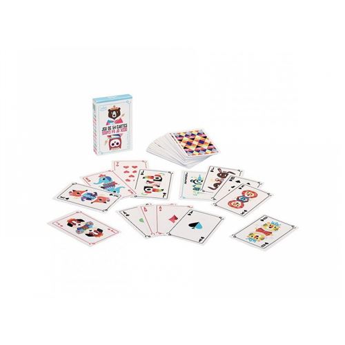 Vilac Multicolore Jeu De 54 Cartes